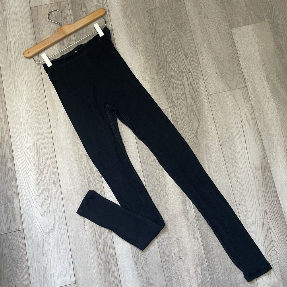 Hanro Silk Leggings base layer womens Black (xsmall) loungewear sleep winter